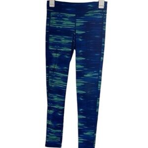 Old Navy Leggings Girls Size Large 10/12 Blue Green